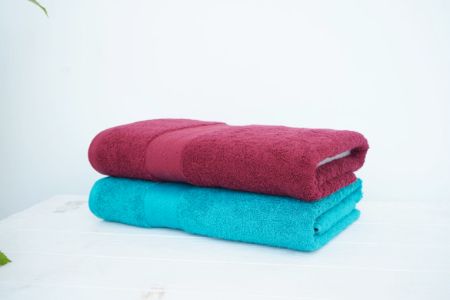 two washed & folded towels