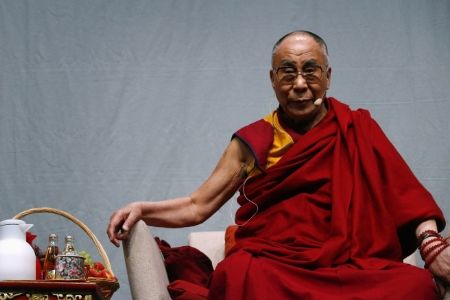 dalai lama sitting