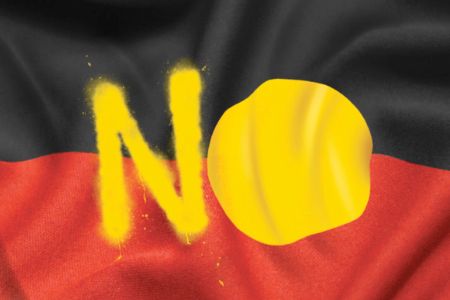 angry aboriginal flag