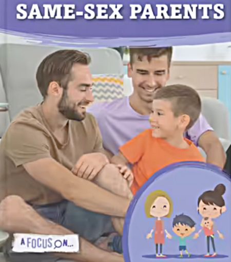 book cover of 2 men with child
